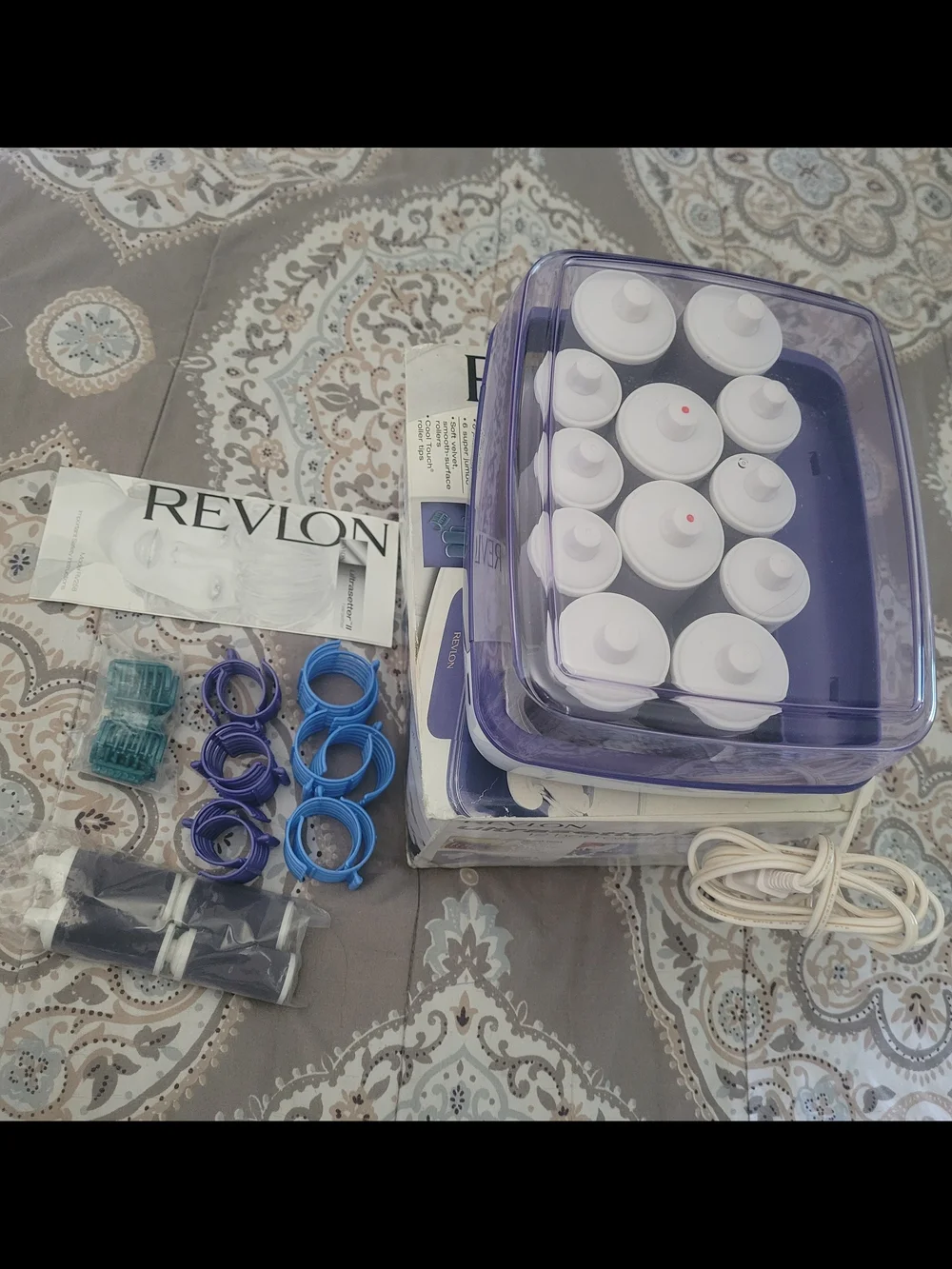 Revlon Ultrasetter II Hot Roller Set in Purple & White